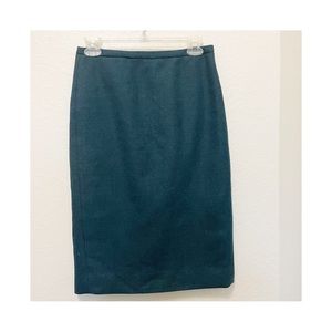 J.Cree 100%Wool Green knee length Pencil skirt